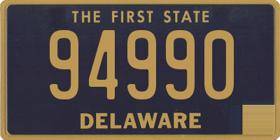 DE license plate 94990
