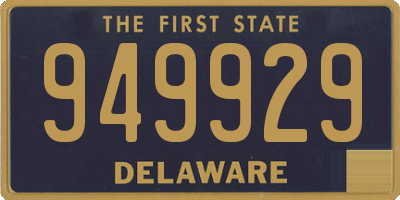 DE license plate 949929