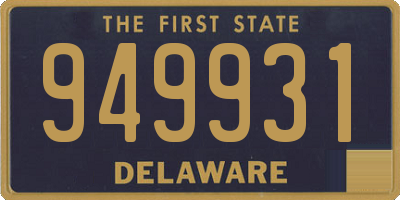 DE license plate 949931
