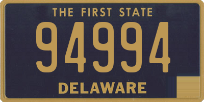 DE license plate 94994