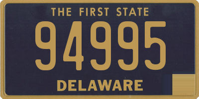 DE license plate 94995