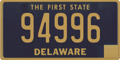 DE license plate 94996