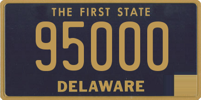 DE license plate 95000