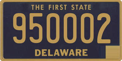 DE license plate 950002