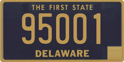 DE license plate 95001