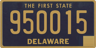 DE license plate 950015