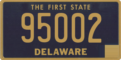 DE license plate 95002