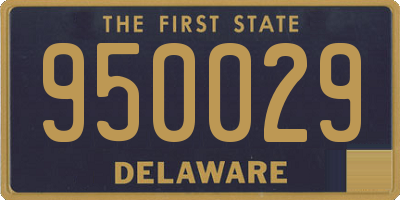 DE license plate 950029