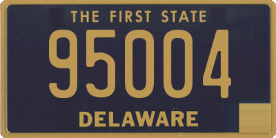 DE license plate 95004
