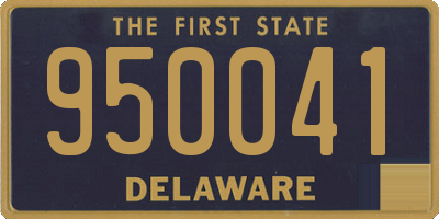 DE license plate 950041