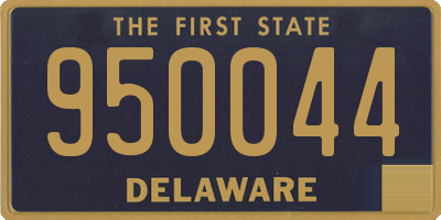DE license plate 950044