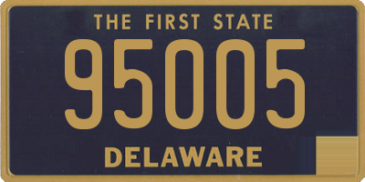 DE license plate 95005