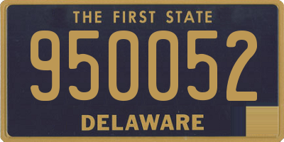 DE license plate 950052