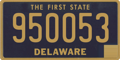 DE license plate 950053