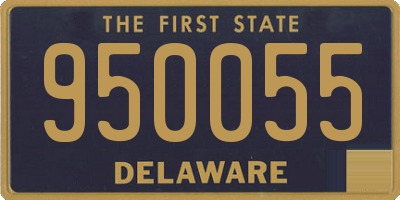 DE license plate 950055