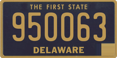 DE license plate 950063