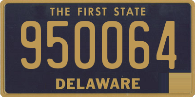 DE license plate 950064