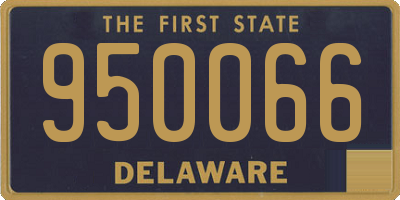 DE license plate 950066