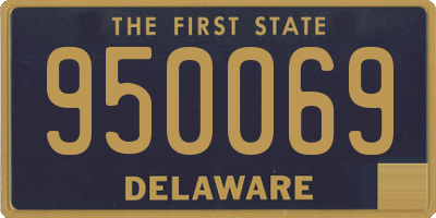 DE license plate 950069