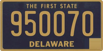 DE license plate 950070