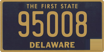 DE license plate 95008