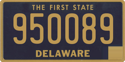 DE license plate 950089