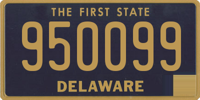DE license plate 950099