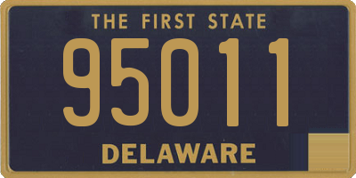 DE license plate 95011