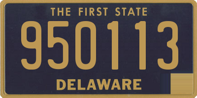 DE license plate 950113