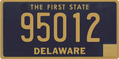 DE license plate 95012