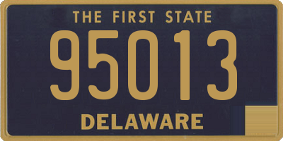 DE license plate 95013