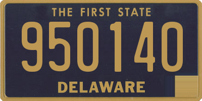 DE license plate 950140