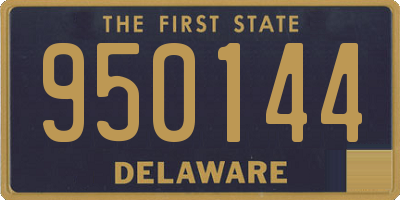 DE license plate 950144