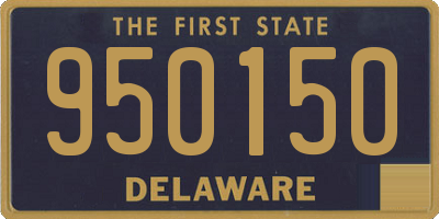 DE license plate 950150