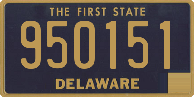 DE license plate 950151