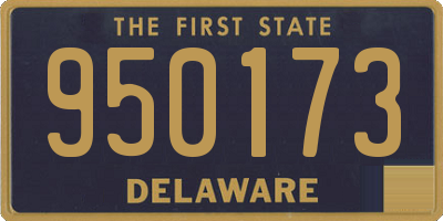 DE license plate 950173