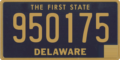 DE license plate 950175