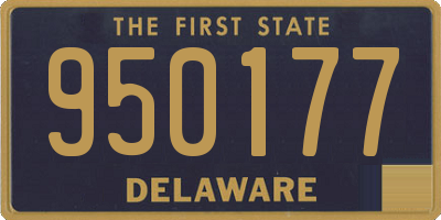 DE license plate 950177
