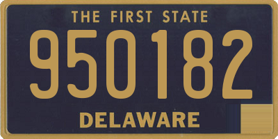 DE license plate 950182