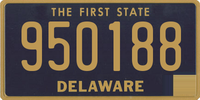 DE license plate 950188