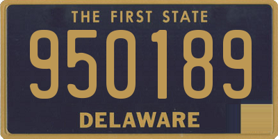 DE license plate 950189