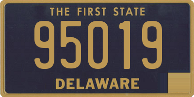 DE license plate 95019