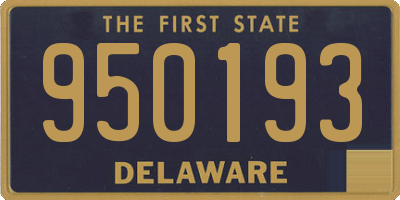 DE license plate 950193