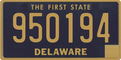 DE license plate 950194