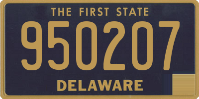 DE license plate 950207