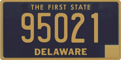 DE license plate 95021