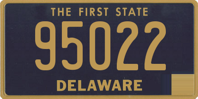 DE license plate 95022