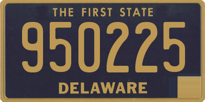 DE license plate 950225
