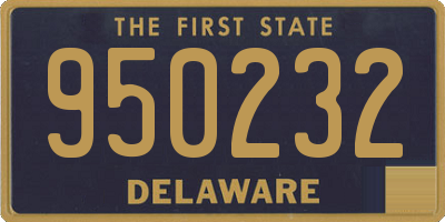 DE license plate 950232
