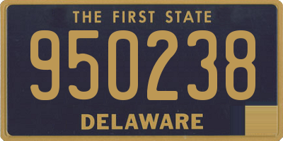 DE license plate 950238